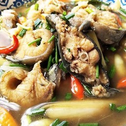ปลาดุกต้มน้ำปลาร้านัว