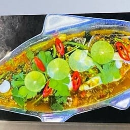 ปลากระพงนึ่งมะนาว