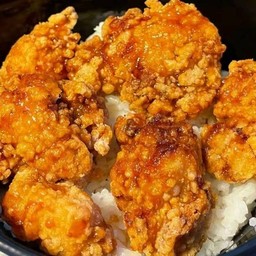 ข้าวไก่คาราเกะซอสบาบีคิว