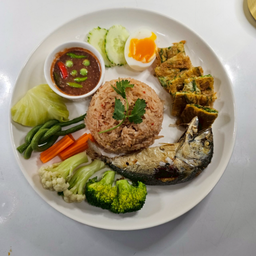 ข้าวคลุกน้ำพริก