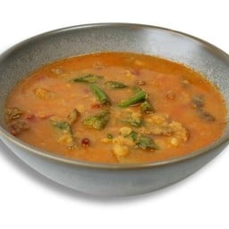 ซุปถั่วเหลืองผักรวมมิตรใส่ปลาแห้ง