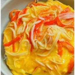 ข้าวไข่เจียวปูอัด