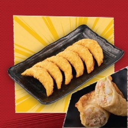 เกี๊ยวซ่าหมูกุ้งทอด 6 ชิ้น