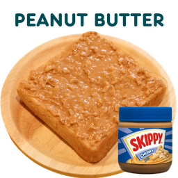 ขนมปังปิ้งเนย พีนัทบัตเตอร์ (เนยถั่ว)