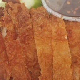 ข้าวไก่ทอด"อองอัญ"-สตรีทฟู๊ดคลองสวน
