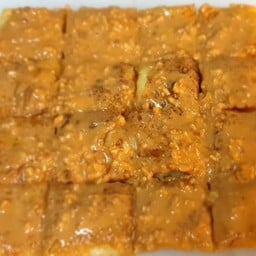 โรตีข้าวโพดเนยถั่ว Roti with corn and peanut butter