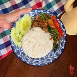 ข้าวหมูผัดกะปิ