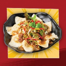 เกี๊ยวซ่าลวกสไปซี่สลัด