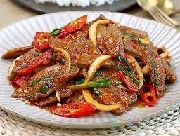 ข้าวผัดพริกเผาตับ