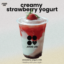 Creamy Strawberry Yogurt