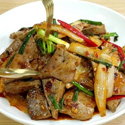 ตับผัดพริกเผา