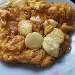 ไข่เจียวเต้าหู้ไข่(ราดข้าว)