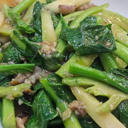 Kale With Salted Fish