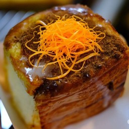 ปังปิ้งไส้เนยนมไมโลฝอยทอง