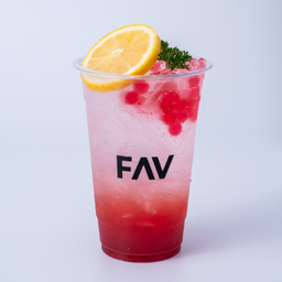 Red Lemon Sparkling Soda