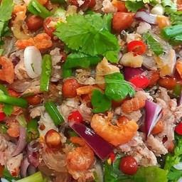 ยำวุ้นเส้นหมูสับโบราณ