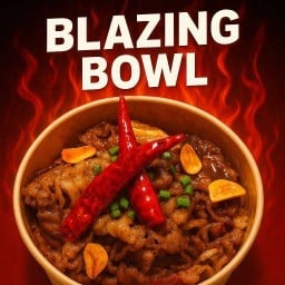 Blazing Bowl - ข้าวญี่ปุ่นเนื้อออสพ่นไฟ