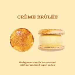 Creme Brûlée Macaron