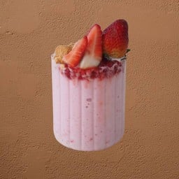 สตอเบอรีี่ชีสเค้ก สมูทตี้