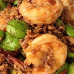 [เซตสุดฮิต] สะตอผัดกุ้ง + แกงเหลืองไหลบัวปลากระพง