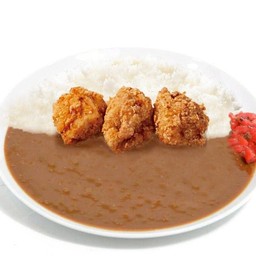ข้าวแกงกะหรี่ ไก่ทอดคาราเกะ (ข้าวญี่ปุ่น)