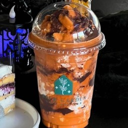 Cocoa Thai Tea Frappe.