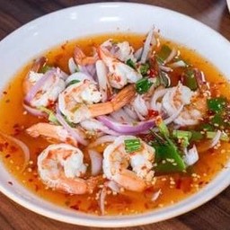 ยำกุ้งสุก