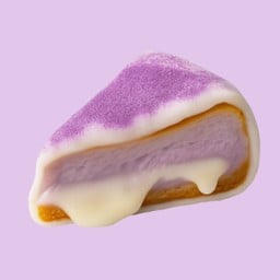 Taro Mochi Crumble Cheesecake by Slice / ชีสเค้กเผือกโมจิครัมเบิล