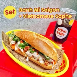 Set Banh Mi Saigon บั๊นหมี่ไซ่ง่อน + กาแฟเวียดนาม
