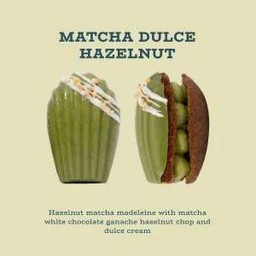 Matcha Dulce Hazelnut Madeleine