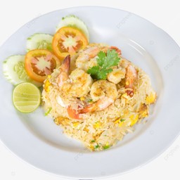 ข้าวผัดปูกุ้ง จานเล็ก