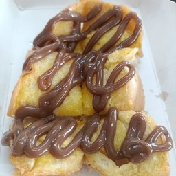 ปังปิ้งเตาถ่าน ตลาดต้นไทร บางยอ