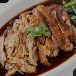 ขาหมูเปล่า  ชุดกับข้าว   ( รวมกัน 2-3 คน)