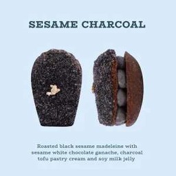 Sesame Charcoal Madeleine