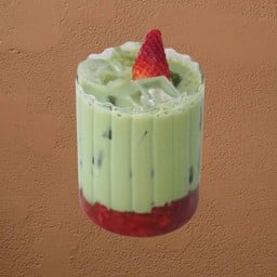 มัทฉะสตอเบอรี่ ปั่น