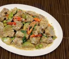 ข้าวราดเขียวหวานตับ