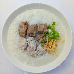 โจ๊กหมูเด้ง+กระดูกอ่อน