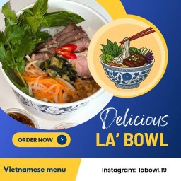 La’Bowl ขนมจีนหมูย่างน้ำผึ้ง @Taopoon