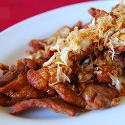 หมูทอดกระเทียมพริกไทย