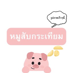 หมูสับกระเทียม ( ราดข้าว )