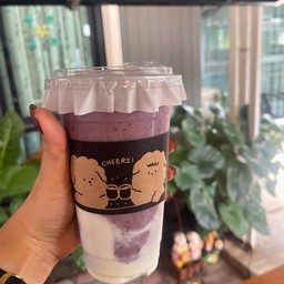 บลูเบอร์รี่สมูทตี้-โยเกริ์ต