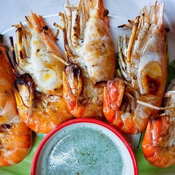 กุ้งหัวมันเผาครึ่งกิโล