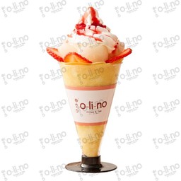 เครปเย็น สตรอว์เบอร์รี ลิ้นจี่ โรเซ่