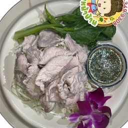 หมูมะนาวน้ำจิ้มซีฟู้ด