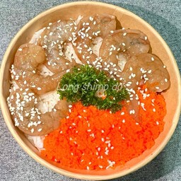 ข้าวหน้ากุ้งดองซีอิ๊ว