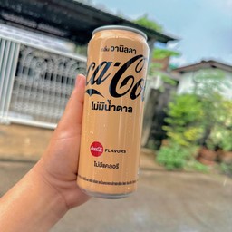 Coke can Vanilla size325ml.