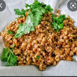 หมูสับทอดกระเทียม