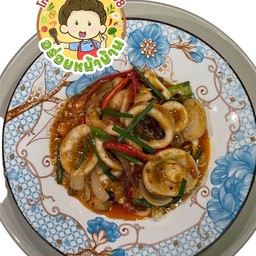 กุ้งผัดไข่เค็ม