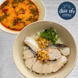 ข้าวต้ม (ซุปต้มยำ) ปลากะพง80กรัม