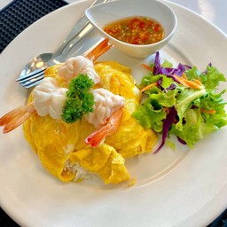 ข้าวไข่ข้นกุ้ง